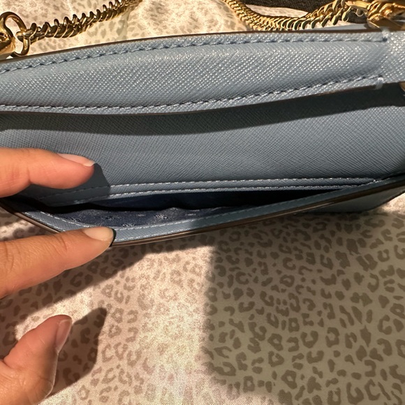 Tory Burch Emerson Mini Top Handle Bag in Blue Yonder - Picture 10 of 11